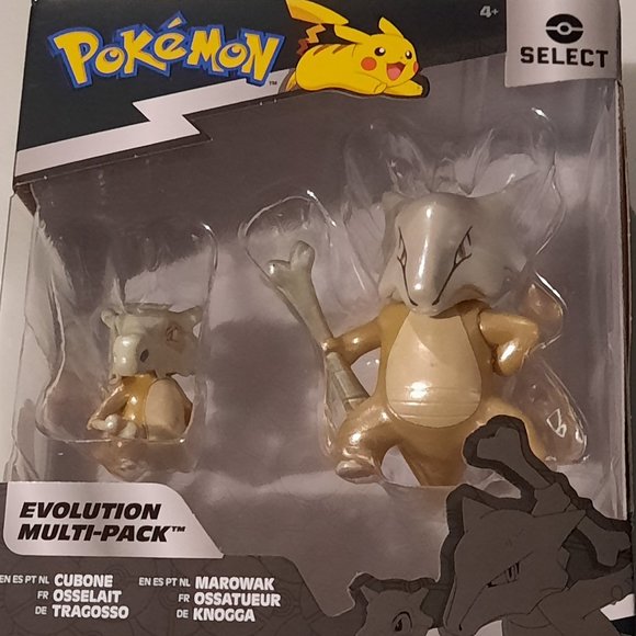Pokemon Select Evolution Multi Pack 2 Pack Cubone & Marowak Toy Action Figures - Picture 1 of 2
